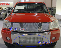 04-10 Titan APS Polished Aluminum Lower Bumper Grille