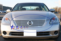 02-04 Altima APS Polished Aluminum Main Upper Grille