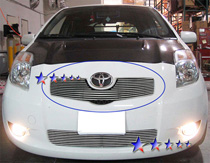 06-08 Yaris Hatchback APS Polished Aluminum Main Upper Grille