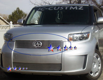 08-10 XB Logo Show APS Polished Aluminum Main Upper Grille