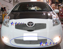 06-08 Yaris Hatchback APS Polished Aluminum Lower Bumper Grille