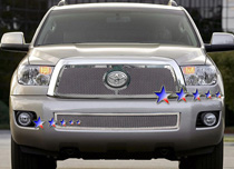 08-10 Sequoia APS Chrome Stainless Steel Lower Bumper Grille