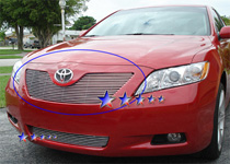 07-09 Camry APS Polished Aluminum Main Upper Grille