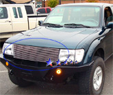 98-00 Tacoma 4WD APS Polished Aluminum Main Upper Grille