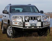 05-07 Jeep Grand Cherokee (Wk) 65Th Anniversary Edition, Laredo, Limited, Overland, Srt8 ARB Custom Front Bumper - Bull Bar Winch Mount (Front) (Paintable)