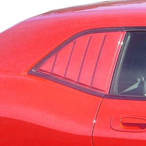 2008- 2011 Challenger Astra Hammond ABS Side Window Louvers - Large