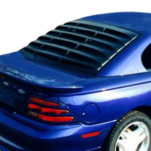 1994-2004 Mustang Coupe and Mach 1 Astra Hammond ABS Textured Car Louvers - 1-piece