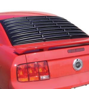 2005-2011 Mustang Coupe Astra Hammond ABS Textured Car Louvers - 1-piece - Black Textured