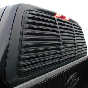 1997-2003 F-150 Fits non-sliding window. Astra Hammond Low-Profile ABS Truck Rear Window Louvers
