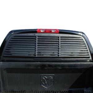 2002-2007 Ram (not Quad Cab) Fits non-sliding window. Astra Hammond Low-Profile ABS Truck Rear Window Louvers