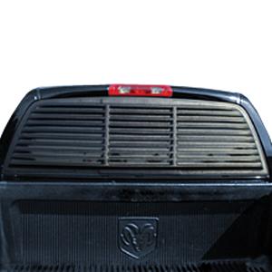 2002-2007 Ram (not Quad Cab) Fits sliding window. Astra Hammond Low-Profile ABS Truck Rear Window Louvers