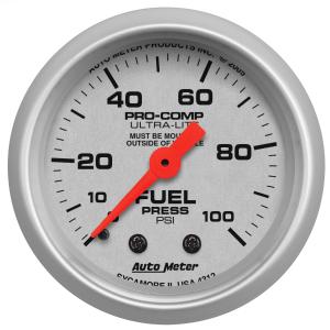 All Jeeps (Universal), Universal - Fits all Vehicles Auto Meter Gauges - Ultra-Lite Series Mechanical Gauge