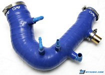 02-03 Subaru Impreza WRX/STI, 03-07 Subaru Forester XT, 04-05 Subaru Impreza WRX/STI, 06-07 Subaru Impreza WRX/STI, 2002 Subaru Forester XT AVO Turbo Inlet - Silicone (Blue)