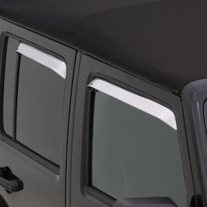 82-90 Celebrity 4DR Sedan / Station Wagon, 82-94 Cutlass Ciera 4DR Sedan / Station Wagon, 82-96 Century 4DR Sedan / Station Wagon AVS Sunroof Deflectors - Ventshade 4PC (Stainless)