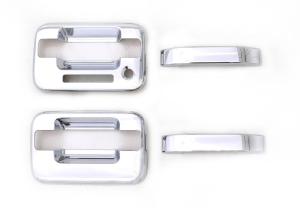 04-08 F-150 Regular Cab AVS Door Handles - Chrome Door Handle Cover (w/ Keypad)