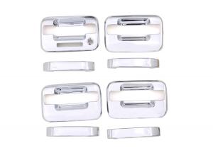 04-08 F-150 Extended / Crew Cab AVS Door Handles - Chrome Door Handle Cover (w/ Keypad)