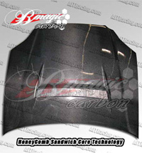 92-95 Civic 2DR/HB B-Magic Carbon Fiber Hoods - N1 Series