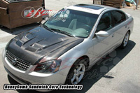 05-06 Altima B-Magic Carbon Fiber Hoods - Raiden Series