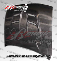 98-01 Altima B-Magic Carbon Fiber Hoods - Raiden Series