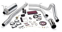 00-03 Ford Excursion 7.3L Banks Stinger System - Single Exhaust (Black Stainless Steel Tip)