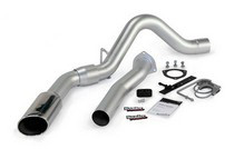 07-10 Chevrolet Silverado 6.6L LLM (Extended Cab/Short Bed, Crew Cab/Long Bed) Banks Monster Exhaust System - Single (Black Stainless Steel Tip)