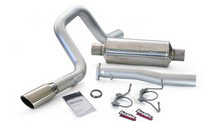 07-09 Toyota FJ Cruiser 4.0L Banks Monster Exhaust System - Obround Tip (Chrome Stainless Steel)