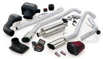 04-08 Ford F-150 5.4L (Short Cab/Medium Bed) Banks Stinger System - Single Exhaust (Black Stainless Steel Tip)