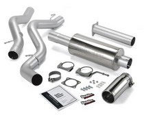 02-05 Dodge Ram 6.6L (Extended Cab/Crew Cab/Short Bed) Banks Monster Exhaust System (Black Stainless Steel Tip)