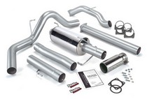 03-04 Dodge Ram 5.9L No Catalytic Converter (Crew Cab/Long Bed) Banks Monster Exhaust System (Chrome Stainless Steel Tip)