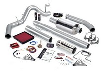 99-00 Dodge Ram 5.9L (Standard Cab) Banks Stinger System - Single Exhaust (Black Stainless Steel Tip)