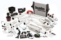 04-05 Dodge Ram 5.9L 325HP (Crew Cab/Long Bed) Banks PowerPack System - Single Exhaust (Black Stainless Steel Tip)