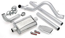 07-11 Jeep Wrangler Unlimited 3.8L (2-Door) Banks Monster Exhaust System (Black Stainless Steel Tip)