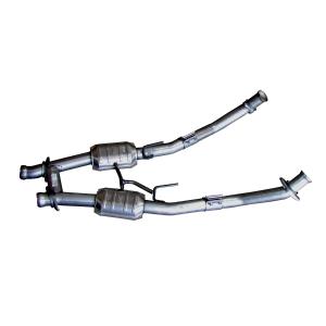 86-93 Ford Mustang 5.0L BBK Exhaust Pipes - 2-1/2 Inch Hi Flow H-Pipe w/ Converters