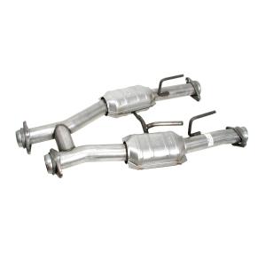 96-04 Ford Mustang GT / Cobra BBK Exhaust Pipes - 2-1/2 Inch Short H-Pipe w/ Converters