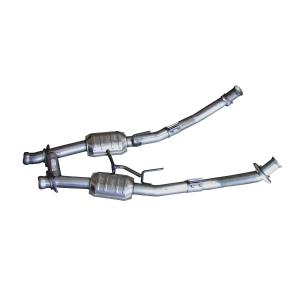 94-95 Ford Mustang 5.0L BBK Exhaust Pipes - 2-1/2 Inch Hi Flow H-Pipe w/ Converters
