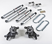 83-97 Pick-Up & Hardbody Belltech Stage 2 Lowering Kit w/ Street Performance Shocks (Front Lowering: 2