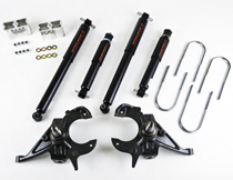 88-91 C1500 2WD 1/2-Ton Std Cab (All except Ext Cab & SS 454. Coils rated for V8 only) Belltech Stage 3 Lowering Kit w/Nitro Drop 2 Shocks (Front Lowering: 4