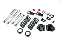 95-99 GMC Yukon (4DR only), 95-99 Chevrolet Tahoe (4DR only) Belltech Lowering Kit with Street Performance Shocks - Stage 3 (Drop 2