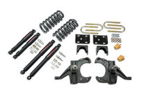 73-87 GMC Jimmy (1 1/4 Rotor), 73-87 Chevrolet Blazer (1 1/4 Rotor) Belltech Lowering Kit with Nitro Drop 2 Shocks - Stage 2 (Drop 4