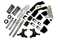 95-99 Chevrolet Suburban C2500 Belltech Lowering Kit with Street Performance Shocks - Stage 3 (Drop 2