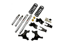 88-91 GMC C- and K-Series Pick-Up C1500 (Std Cab), 88-91 Chevrolet C- and K-Series Truck C1500 (Std Cab) Belltech Lowering Kit with Street Performance Shocks - Stage 3 (Drop 3