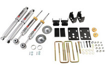 09-13 Ford F150 Ext & Quad Cab 2WD Short Bed Belltech Lowering Kit with Street Performance Shocks - Stage 3 (Drop 1