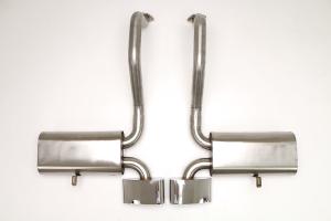 97-04 Corvette C5 B&B Performance Route 66 Exhaust System, Speedway Tips.