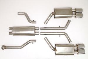 92-95 Corvette C4 LT-1 B&B Performance Catback Exhaust System 2-1/2