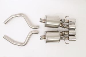 2008 Corvette C6 B&B Performance Fusion Bi-Modal Exhaust System w/ NPP, Quad 4