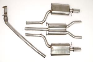 05-08 B7 A4 Quattro 2.0T Manual B&B Performance Exhaust System, 3.5