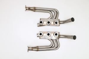 75-83 911SC B&B Performance Tri-Flo Header w/ Heat Exchangers 1-5/8