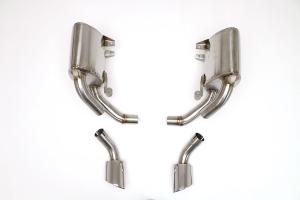 02-04 996 B&B Performance C4S Mufflers w/ Elliptical Rolled EdgeTips.