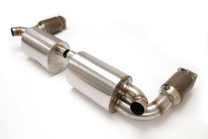 06-08 997 TT B&B Performance Muffler uses OE Tips.