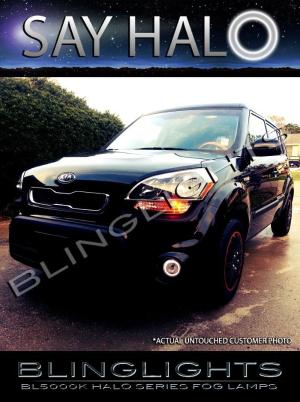 2012-2013 Kia Soul BlingLights Angel Eye Halo Fog Lamp Light Kit